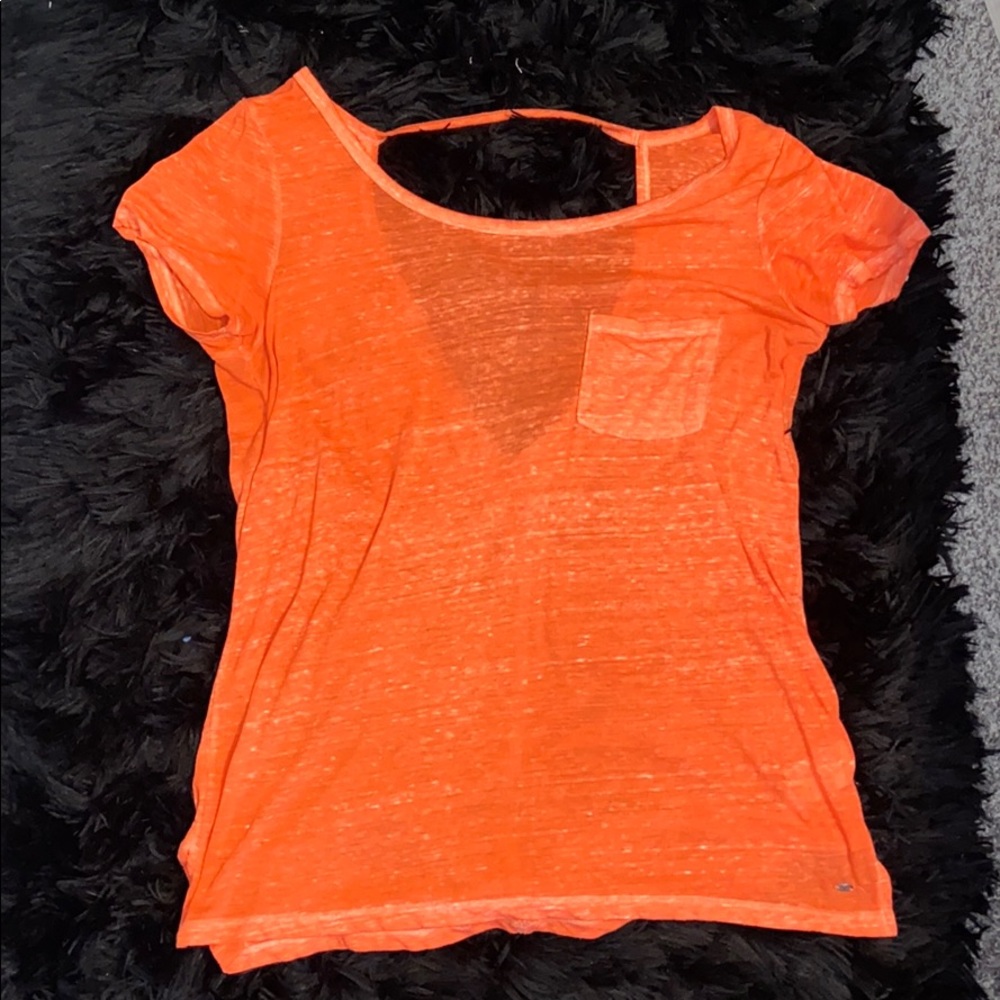 American Eagle Pink T-Shirt - Size Small
